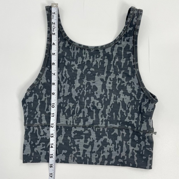 NWOT lululemon Power Pivot Tank *Tough Heathered PU Black Asphalt Grey Size 4 - Picture 6 of 10